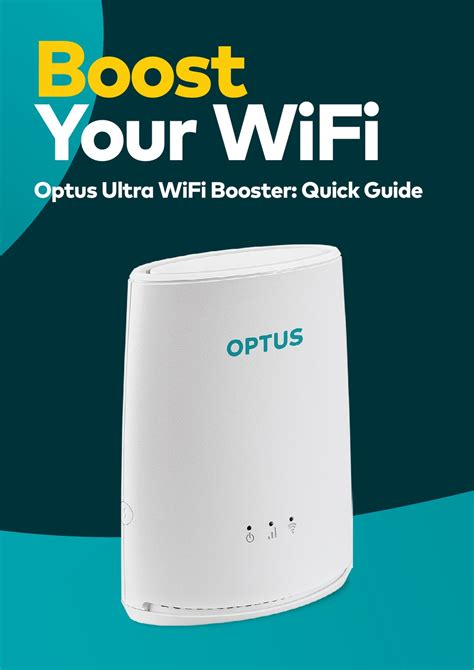 1 x <strong>Optus Ultra WiFi</strong>. . Optus ultra wifi modem manual